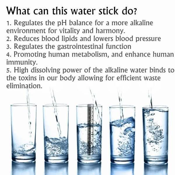 Health PH Ionizer Negative Ion Alkaline Water Purifier Stick Kitchen & Dining - DailySale