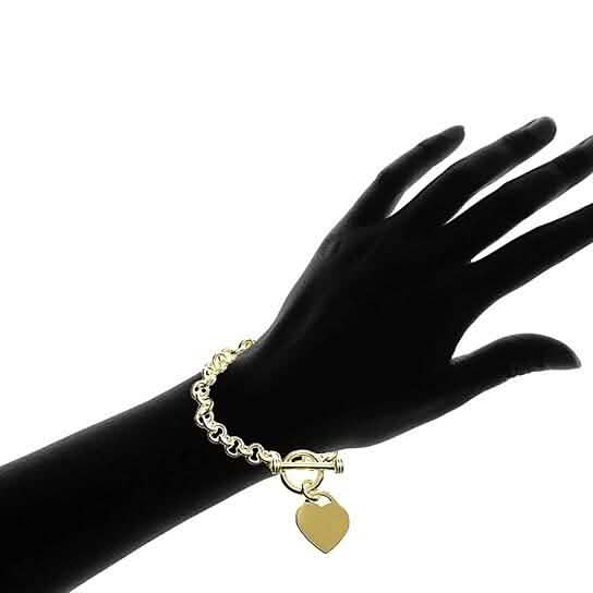 Heart Charm Toggle Bracelet Bracelets - DailySale