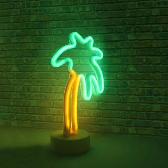 Hearth And Haven Decorative Fluorescent Light Neon Signs Home Decor Lighting & Decor Palm - DailySale