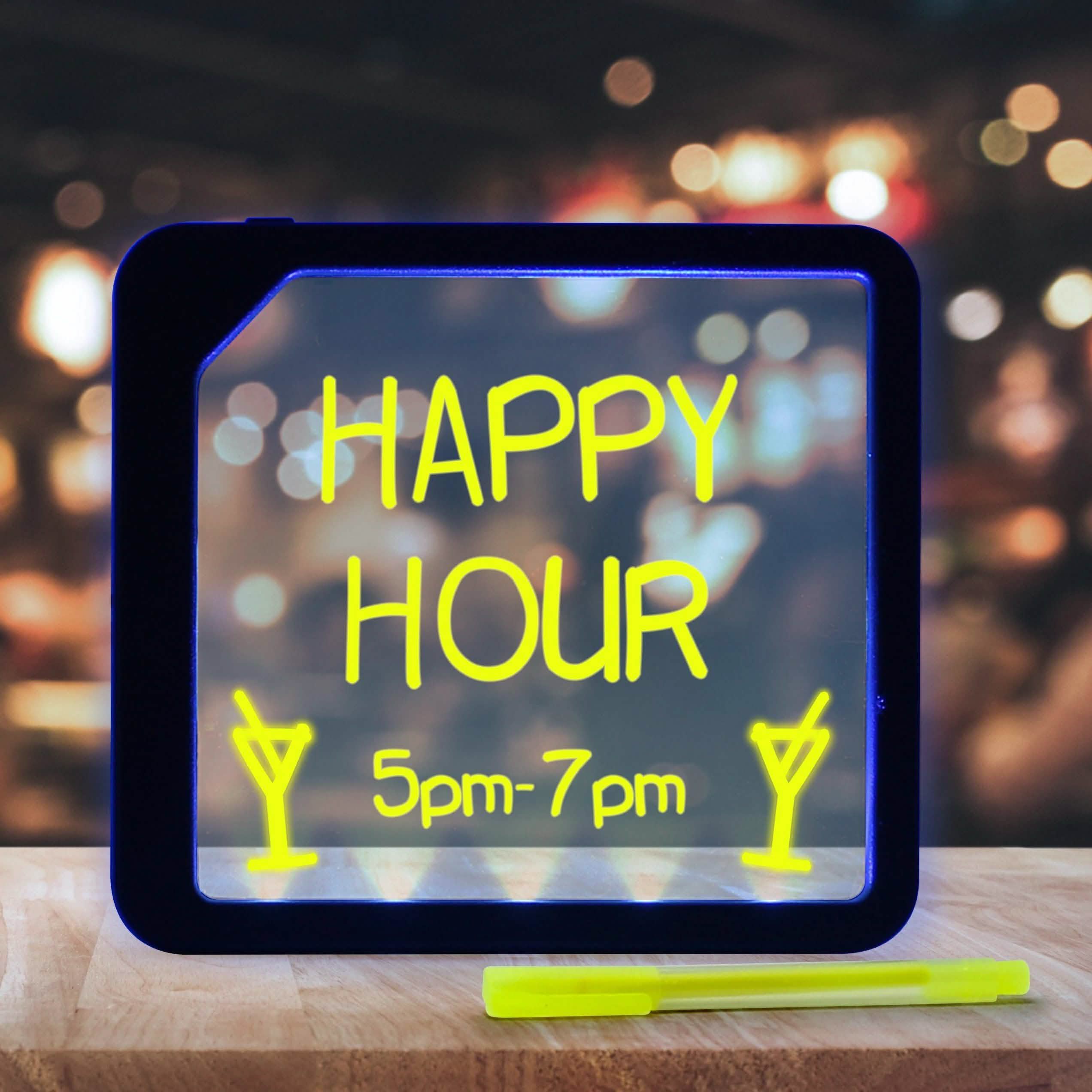 Hearth & Haven Florescent LED Marker Message Board Gadgets & Accessories - DailySale