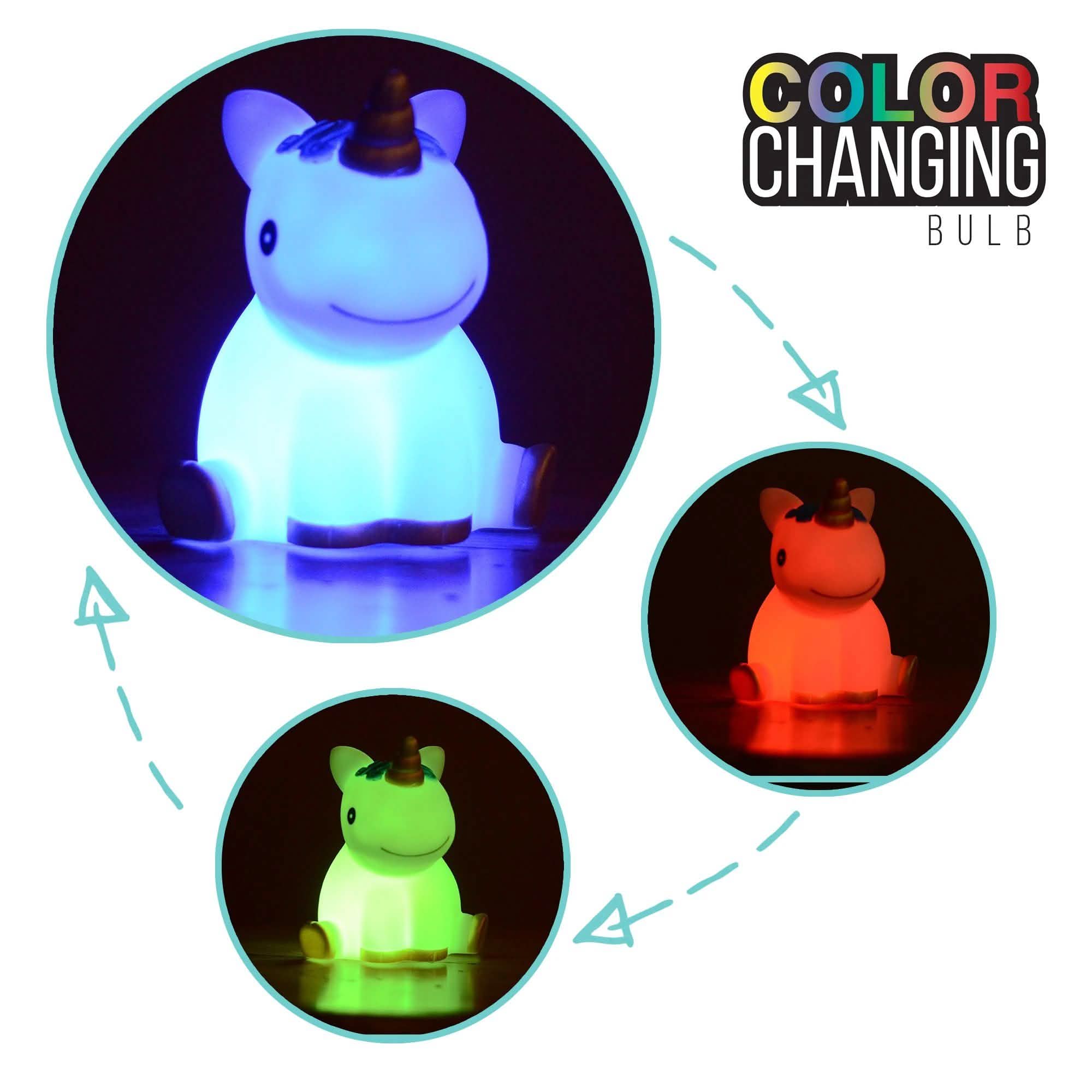 Hearth & Haven Multi Color Unicorn Night Light Lighting & Decor - DailySale