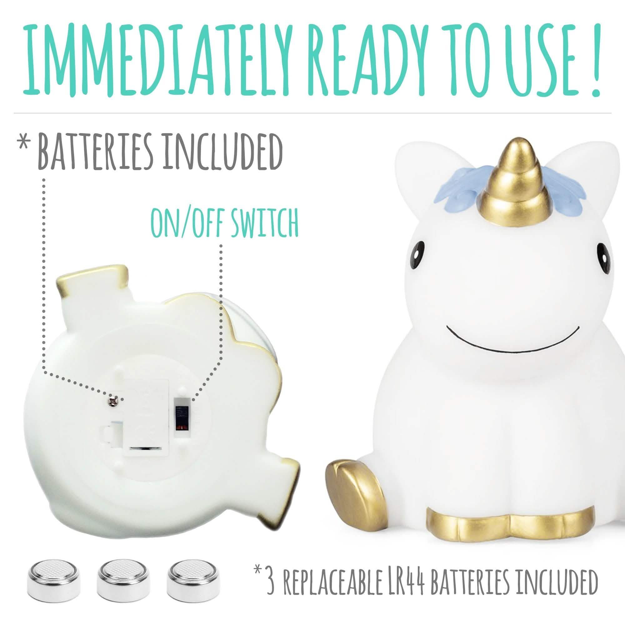 Hearth & Haven Multi Color Unicorn Night Light Lighting & Decor - DailySale