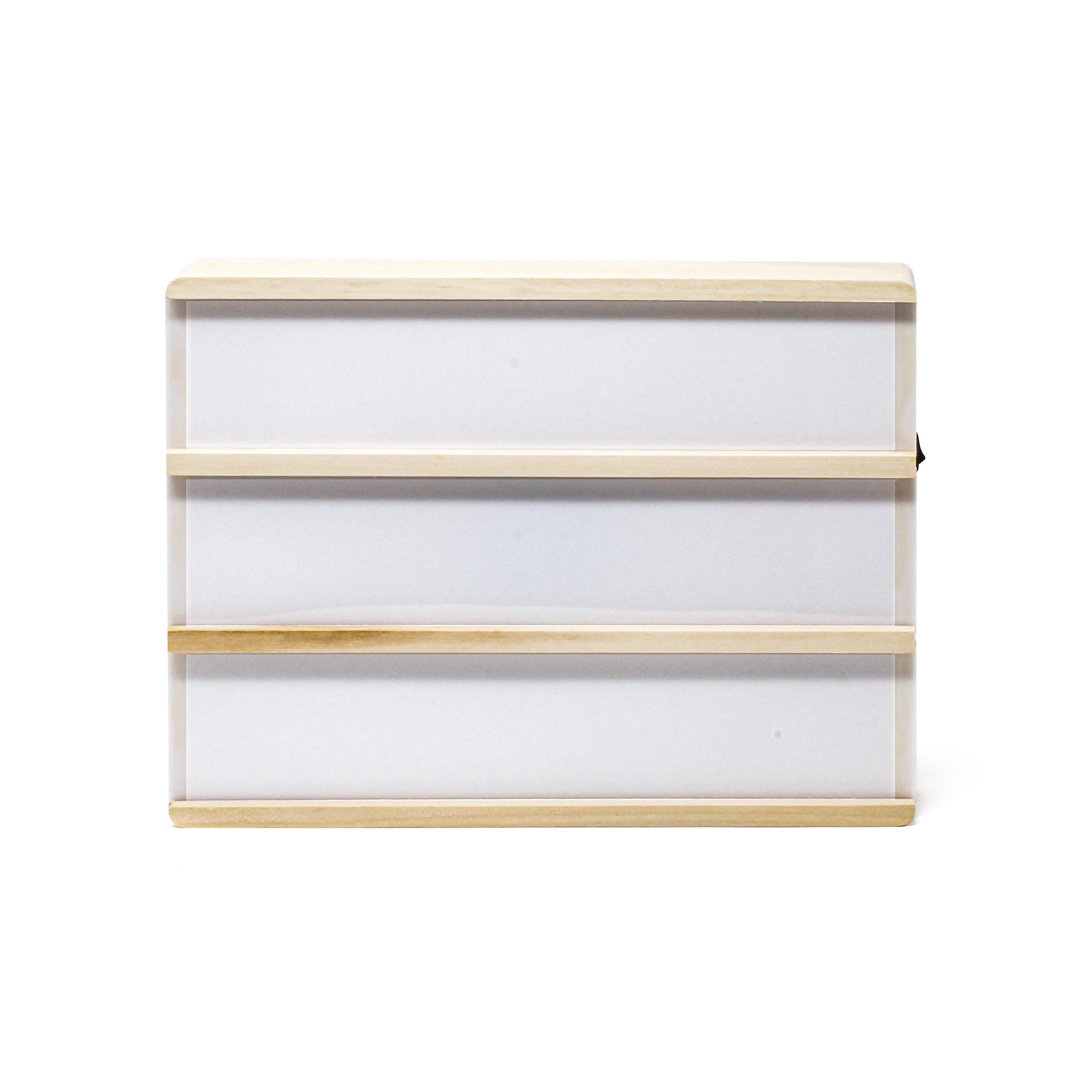 Hearth & Haven Wooden LED Light-Up Message Lightbox Lighting & Decor - DailySale