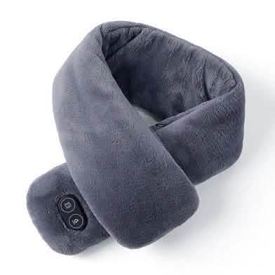 Heated Massager Scarf Wellness & Fitness Dark Gray - DailySale