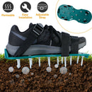 Heavy Duty Lawn Aerator Shoes with Adjustable Straps Garden & Patio - DailySale