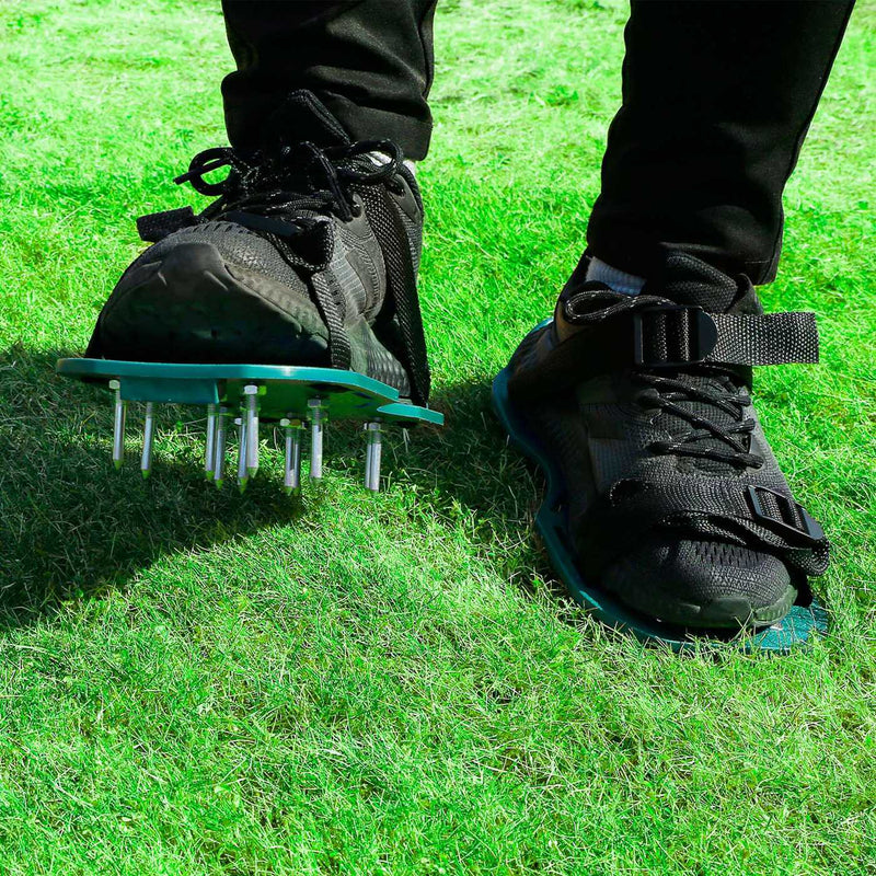Heavy Duty Lawn Aerator Shoes with Adjustable Straps Garden & Patio - DailySale