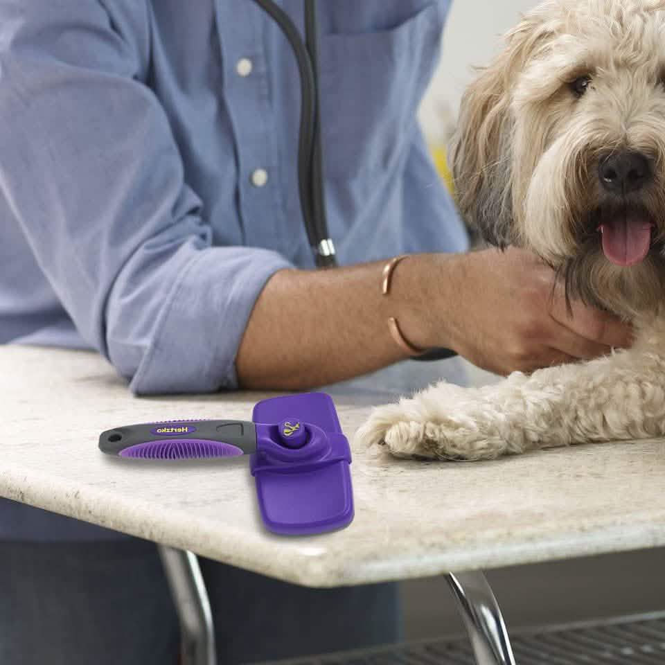 Hertzko Self Cleaning Slicker Brush Pet Supplies - DailySale