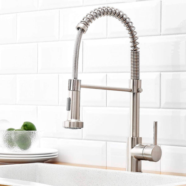 High Arc Spring Kitchen Sink Faucet Kitchen Tools & Gadgets Nickel - DailySale