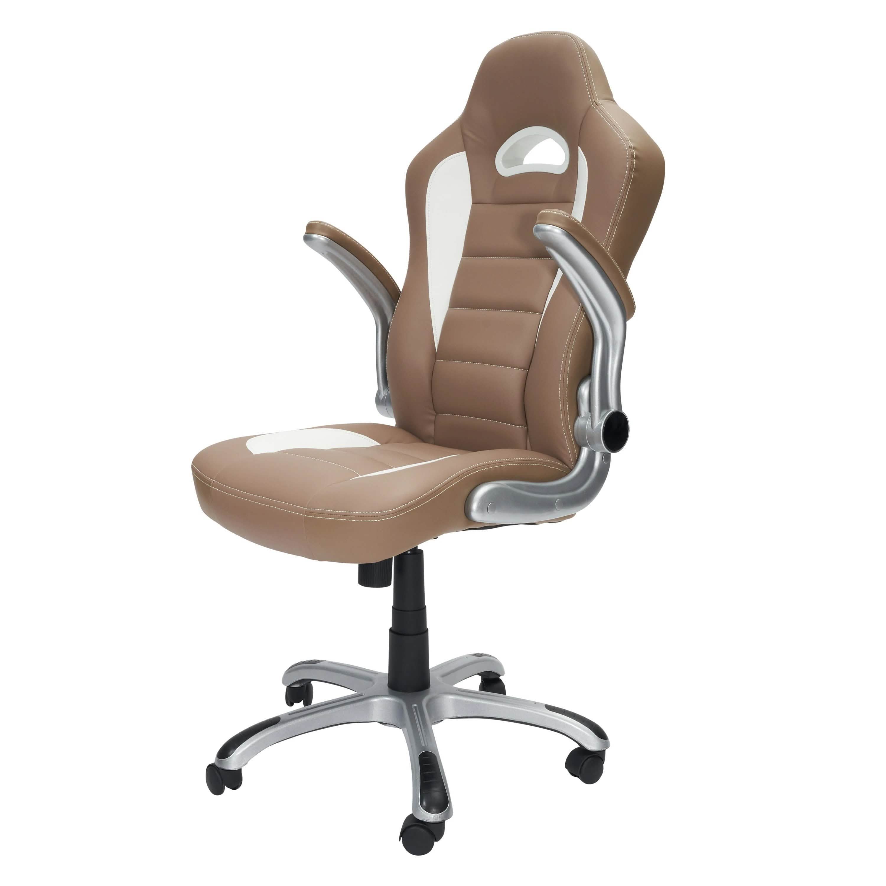 High Back Executive Sport Race Office Chair With Flip-up Arms Everything Else - DailySale