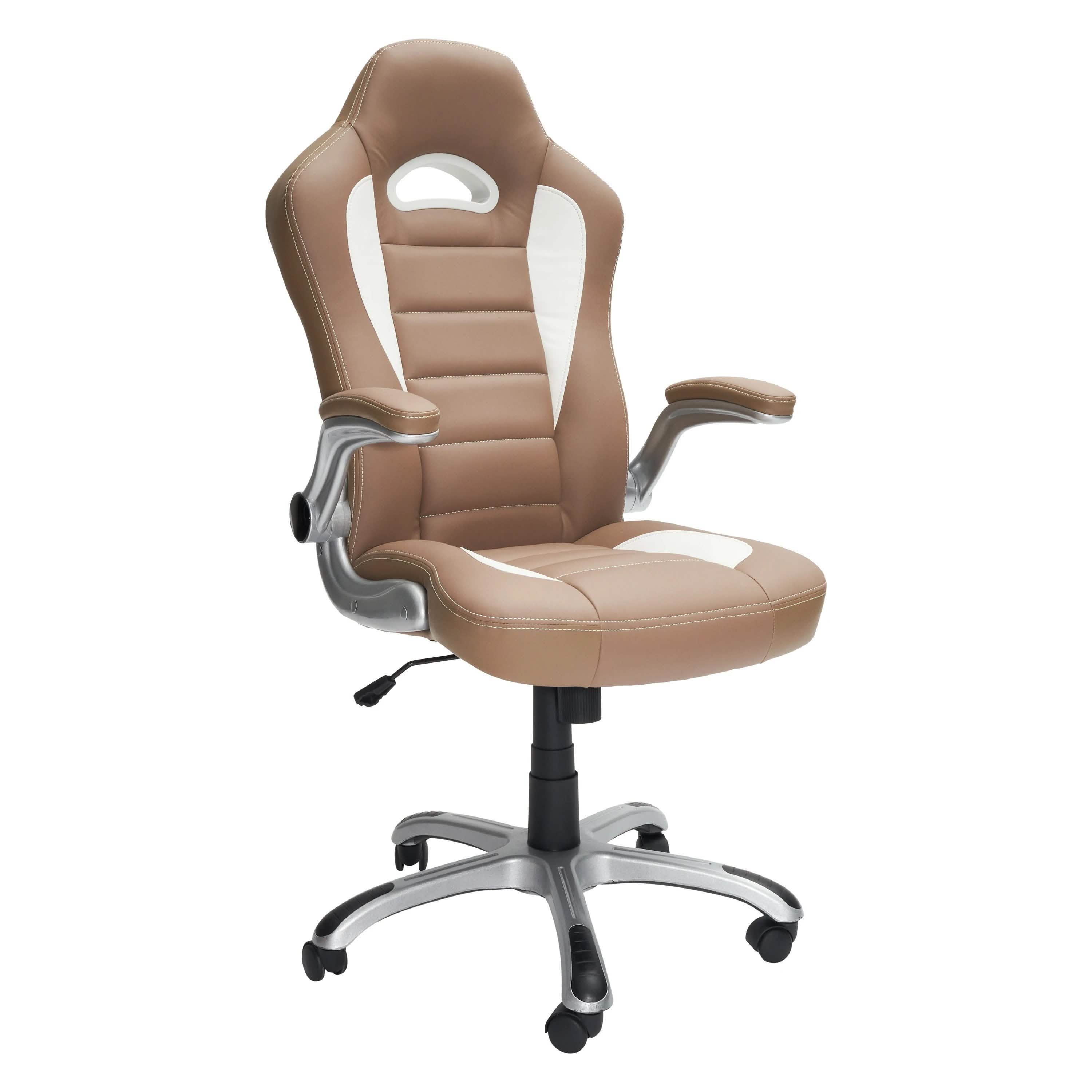 High Back Executive Sport Race Office Chair With Flip-up Arms Everything Else - DailySale