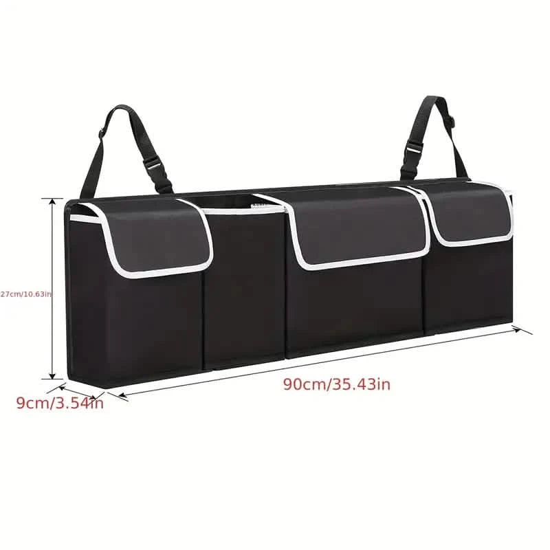 High Capacity Car Boot Back Seat Trunk Storage Bag Automotive - DailySale