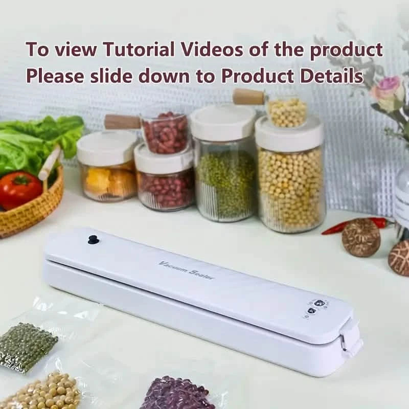 Home Automatic Food Sealer System-Dual Mode (Sealed & Vacuum) Kitchen Tools & Gadgets - DailySale