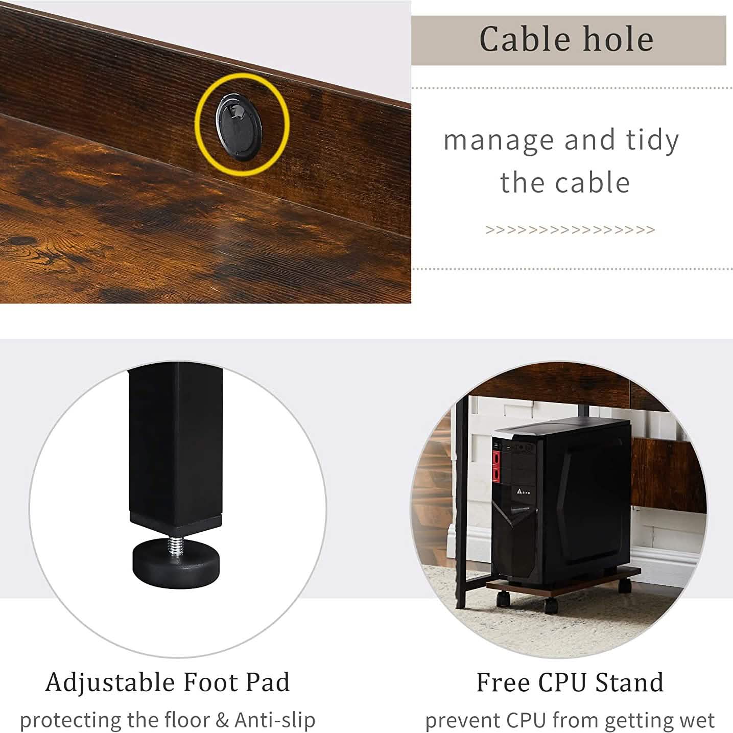 Home Office Computer Desk Furniture & Decor - DailySale