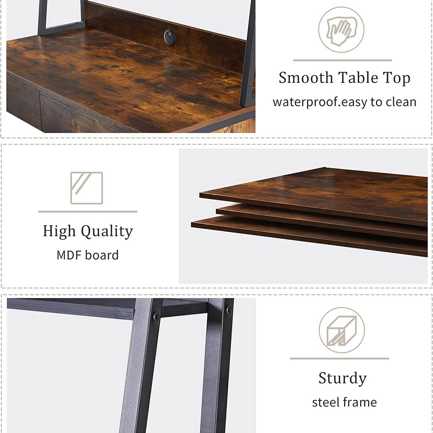 Home Office Computer Desk Furniture & Decor - DailySale