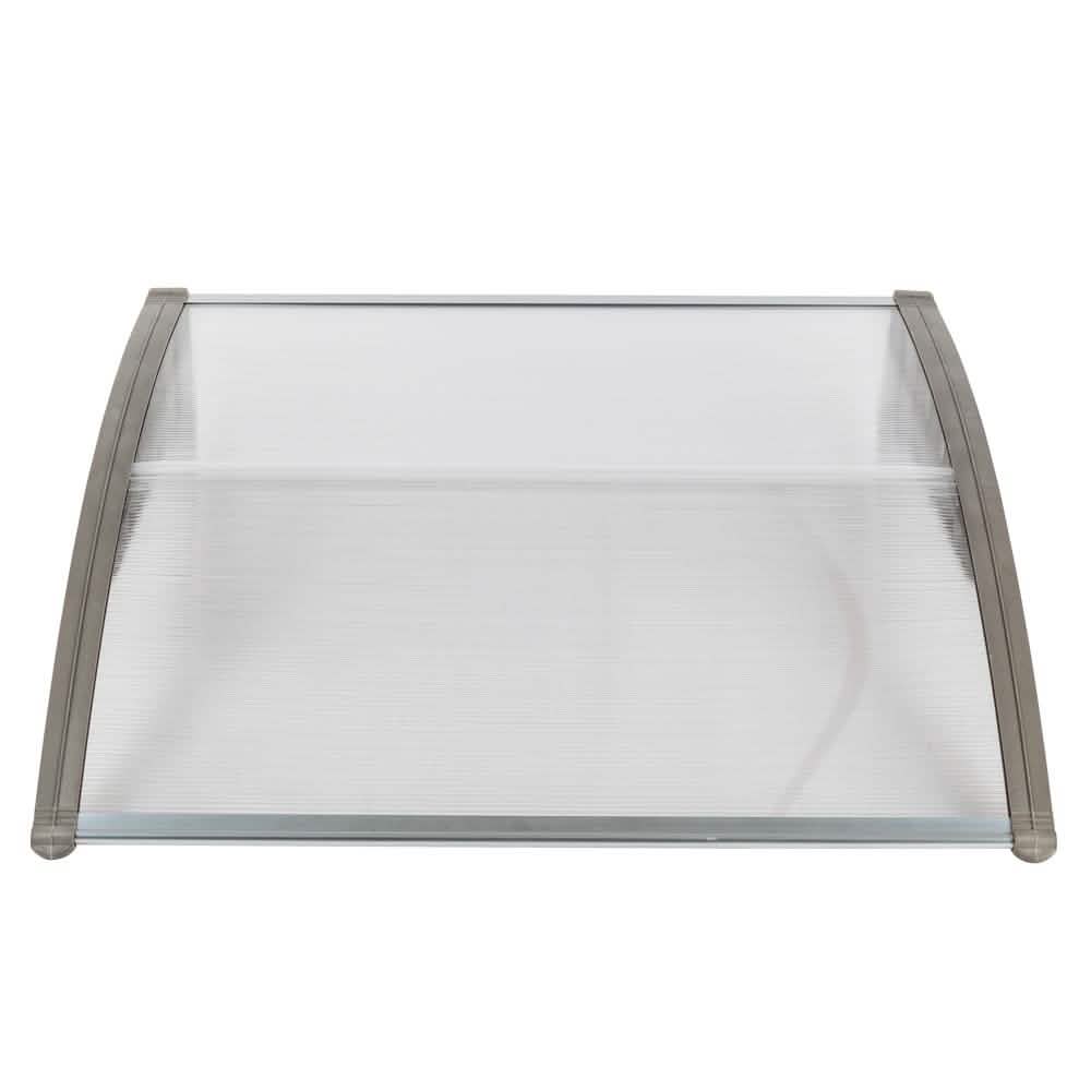 Hommoo 40"x 40" Polycarbonate Window Door Awning Garden & Patio - DailySale