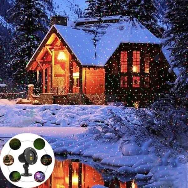 Hot Outdoor Indoor Waterproof Green & Red Laser Projector Light String & Fairy Lights - DailySale