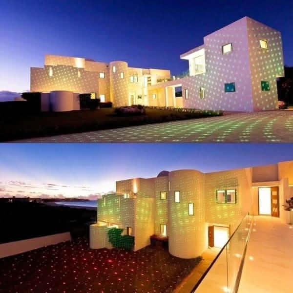 Hot Outdoor Indoor Waterproof Green & Red Laser Projector Light String & Fairy Lights - DailySale