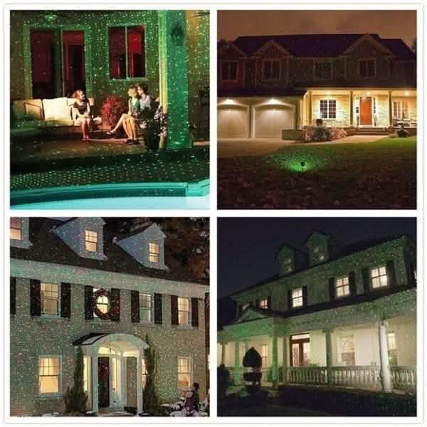 Hot Outdoor Indoor Waterproof Green & Red Laser Projector Light String & Fairy Lights - DailySale