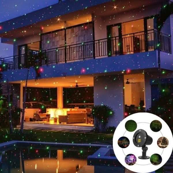 Hot Outdoor Indoor Waterproof Green & Red Laser Projector Light String & Fairy Lights - DailySale