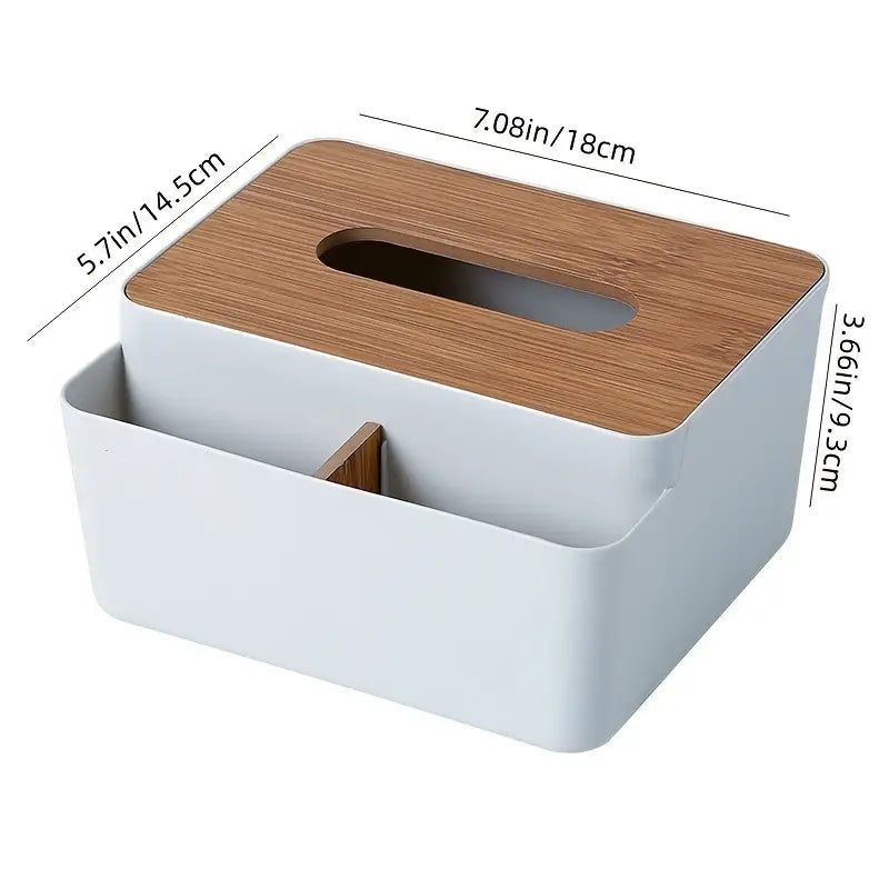 Household Simple Wood Grain Paper Box Everything Else - DailySale