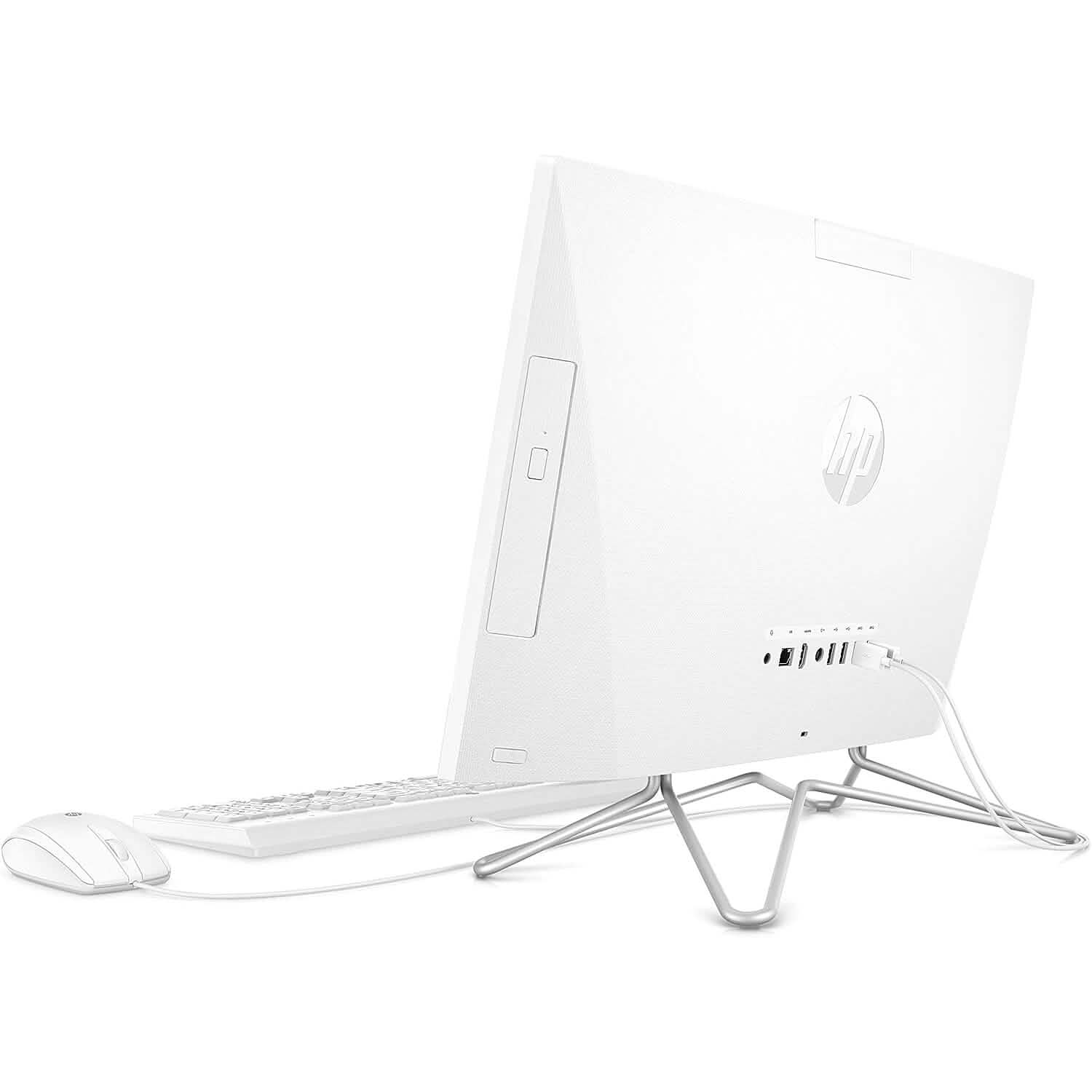 HP 22" All-in-One Desktop AMD Athlon Silver 4GB RAM 256 GB SSD Windows 11 Home (Refurbished) Desktops - DailySale