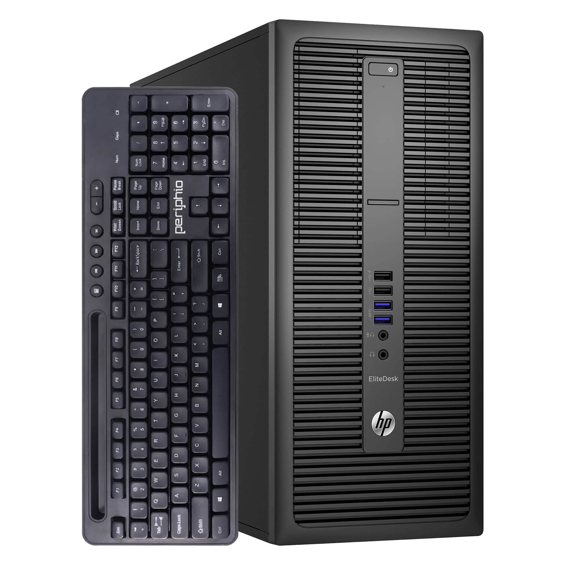 HP 800G2 Intel Core i5 16GB RAM 512GB SSD Windows 10 Pro WiFi Tower PC Desktops - DailySale