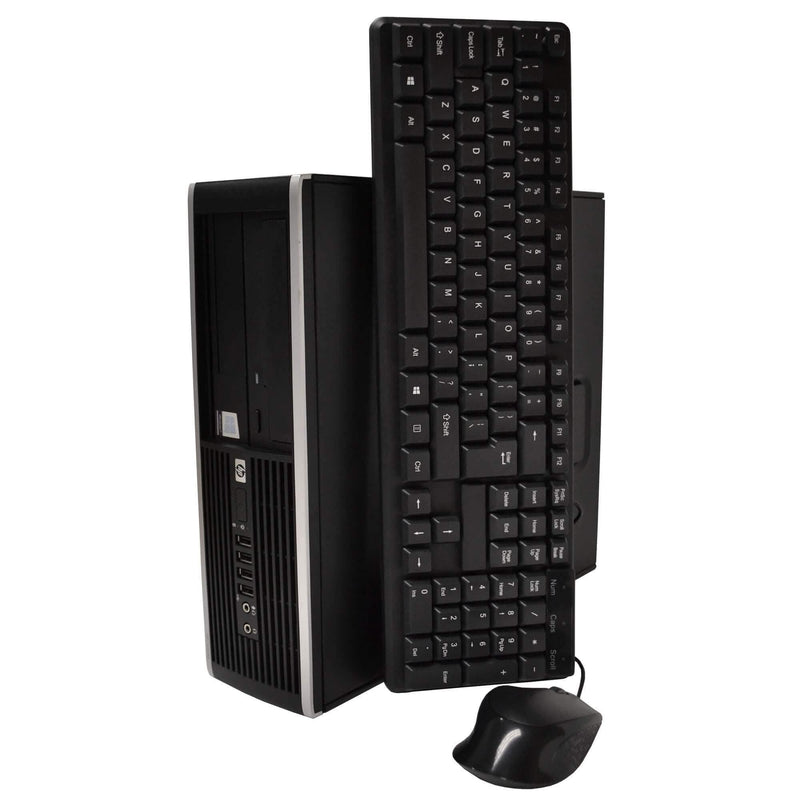 HP Compaq Elite 8100 Desktop Computer PC + 19" Flat Screen Monitor Computers - DailySale