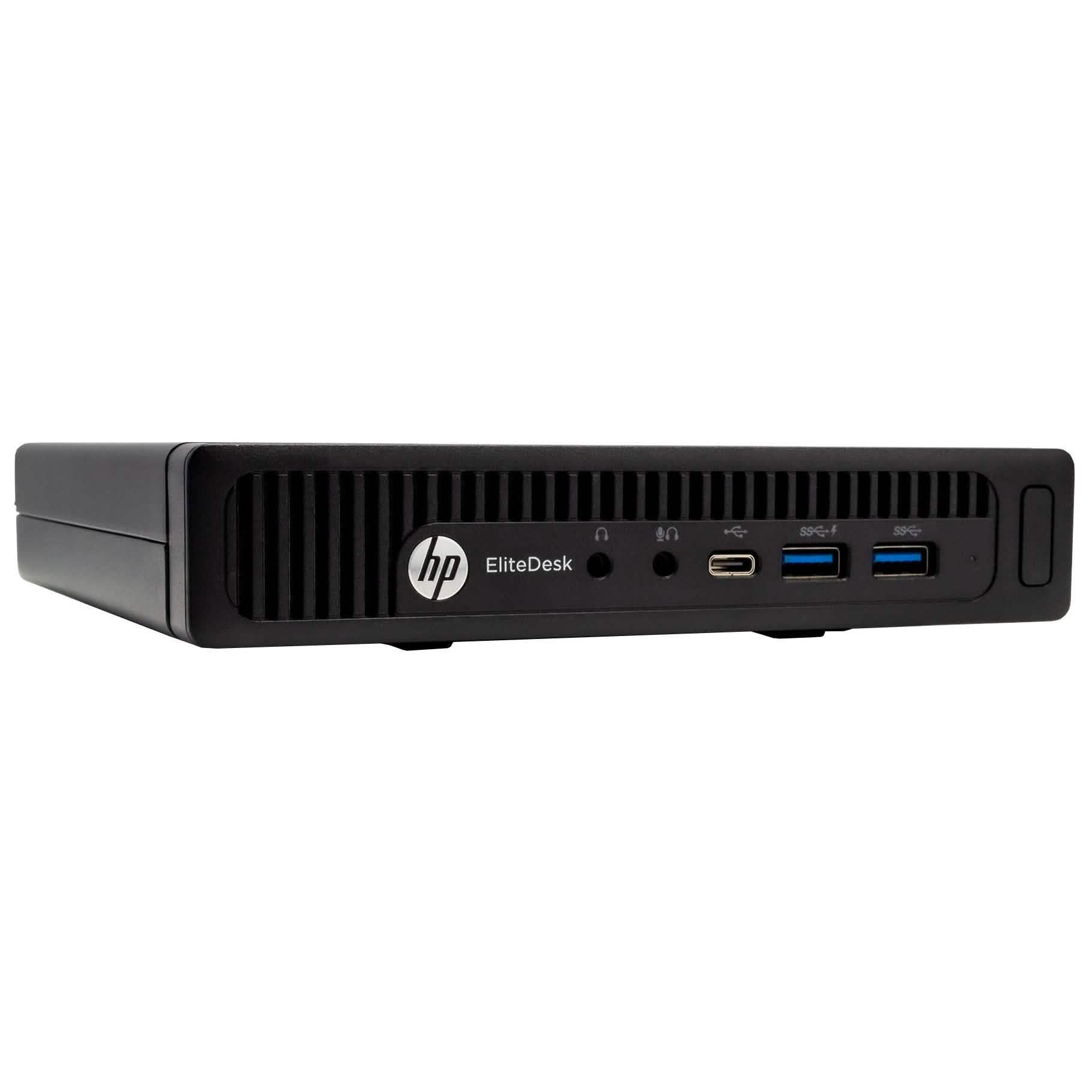 HP EliteDesk 800G1 Tiny Form Factor Computer PC 240GB SSD Windows 10 Professional Desktops - DailySale