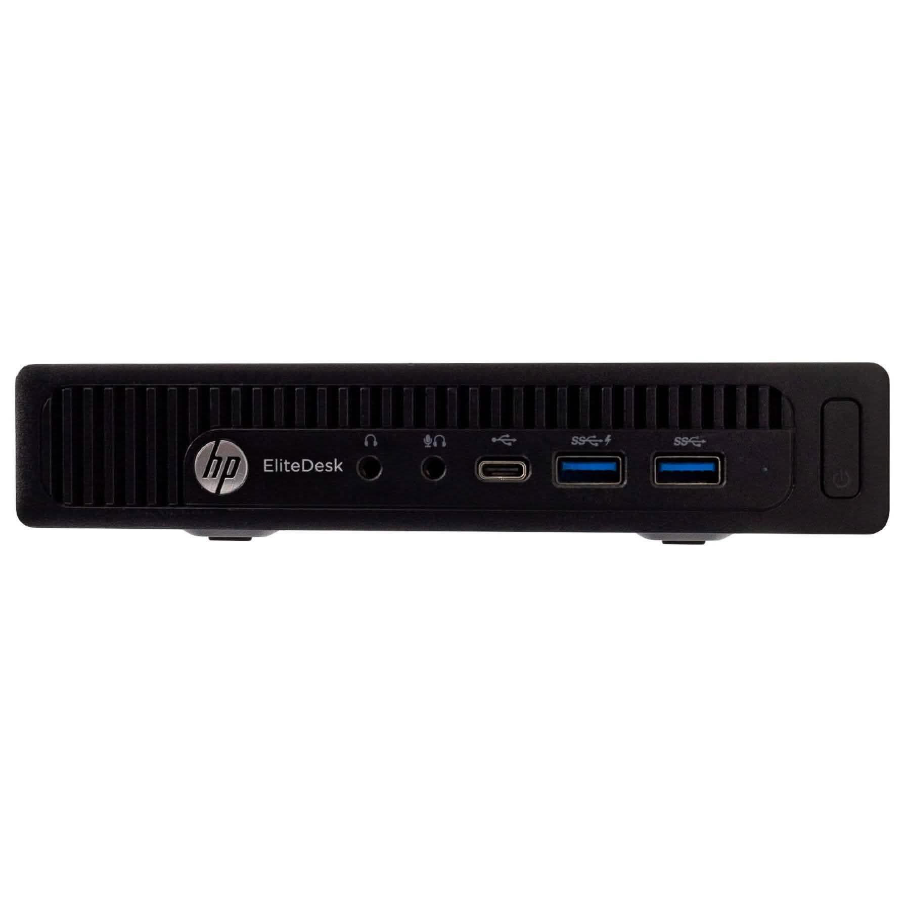 HP EliteDesk 800G1 Tiny Form Factor Computer PC 240GB SSD Windows 10 Professional Desktops - DailySale