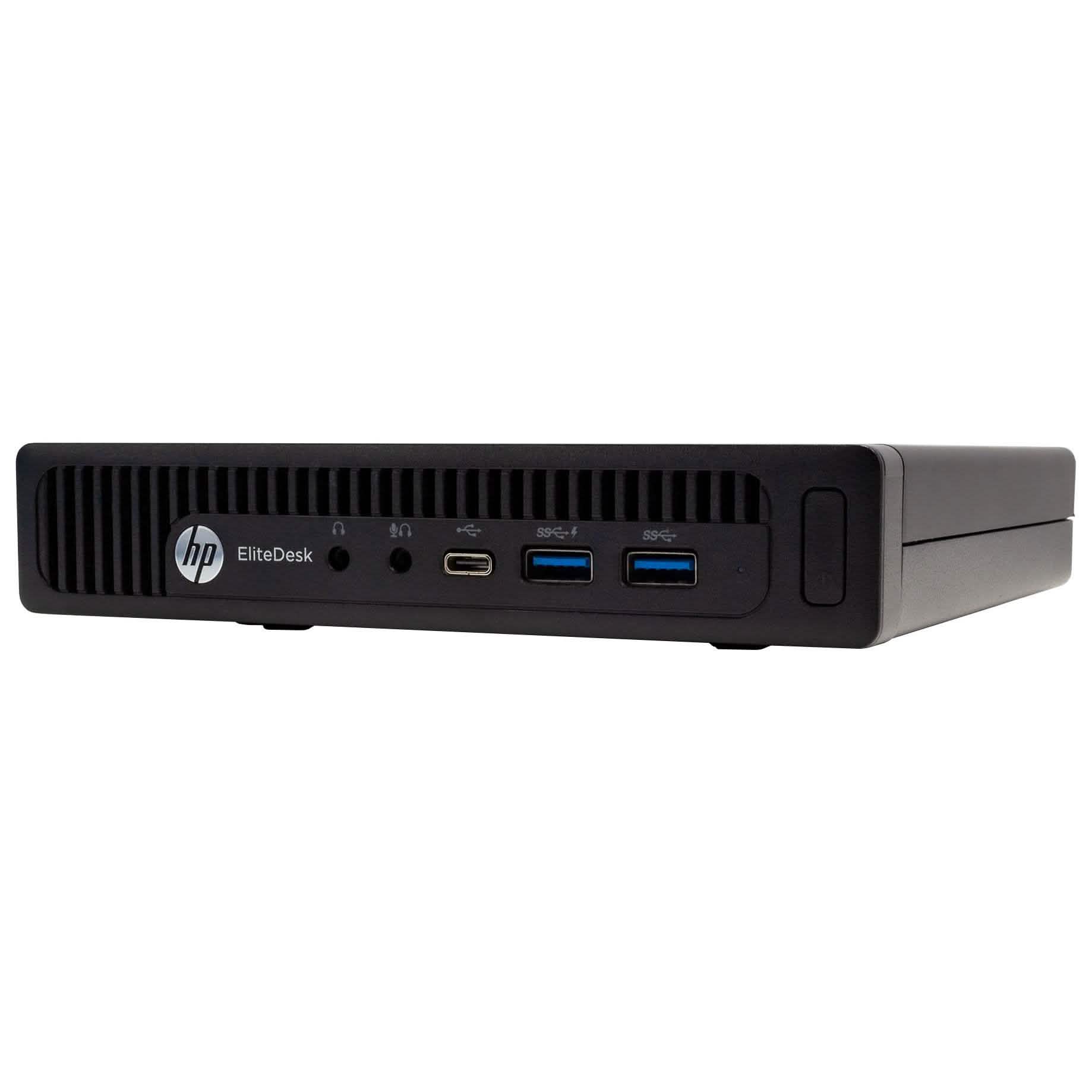 HP EliteDesk 800G1 Tiny Form Factor Computer PC 240GB SSD Windows 10 Professional Desktops - DailySale