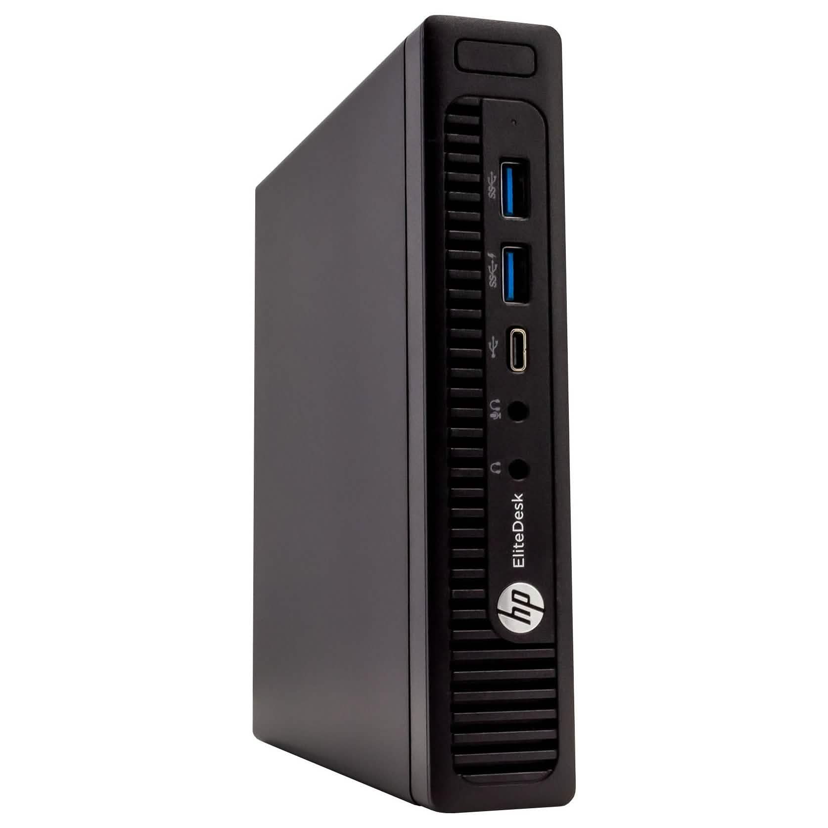 HP EliteDesk 800G1 Tiny Form Factor Computer PC 240GB SSD Windows 10 Professional Desktops - DailySale