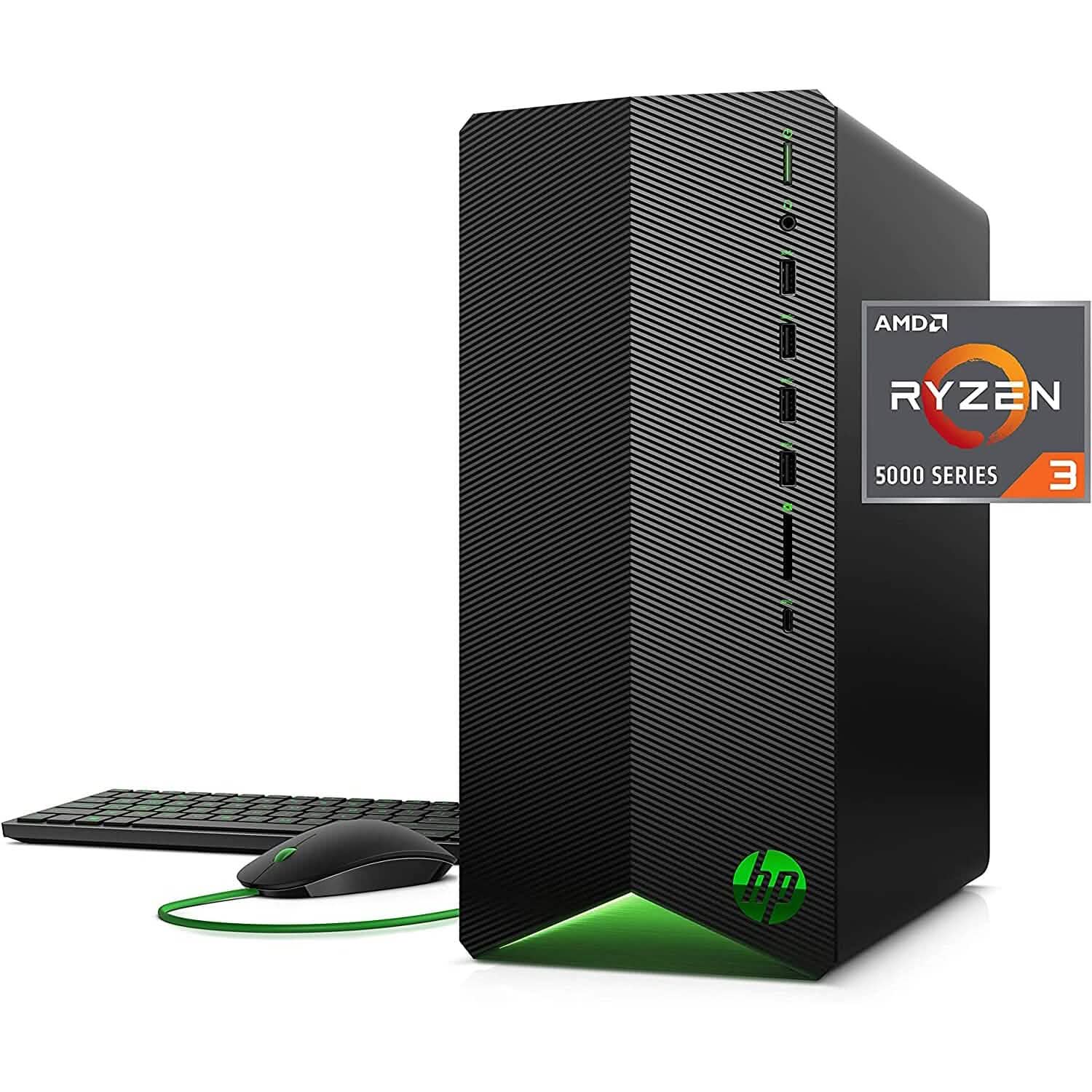 HP Pavilion Gaming PC AMD Ryzen 3 5300G Processor 8GB RAM 256GB SSD (Refurbished) Desktops - DailySale