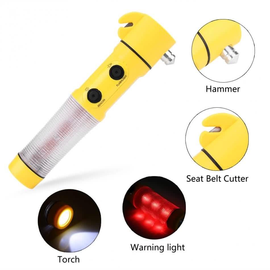 Multi Function 4 in 1 Car Emergency Hammer - DailySale, Inc