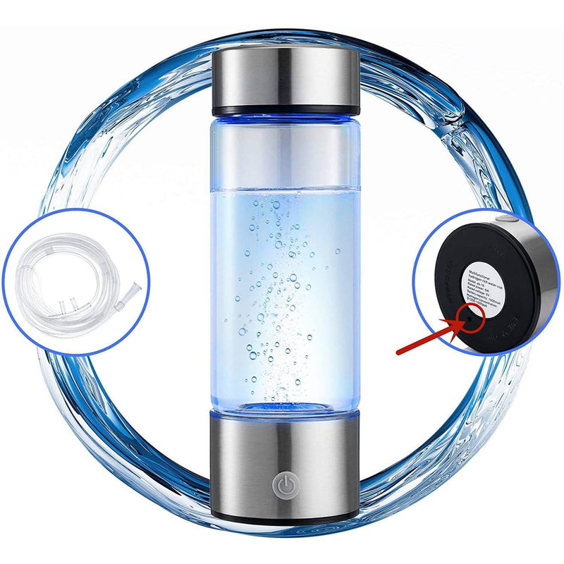 Hydrogen Water Bottle Generator with Inhaler Adapter Kitchen Tools & Gadgets - DailySale
