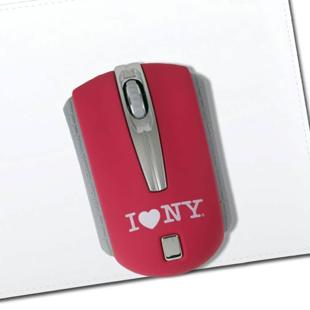 I Love NY Traveling Notebook Mouse Gadgets & Accessories - DailySale