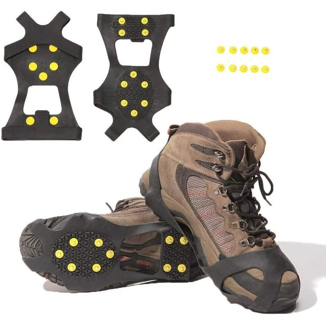 Ice Snow Cleats Anti-Slip Shoe Covers Sports & Outdoors - DailySale