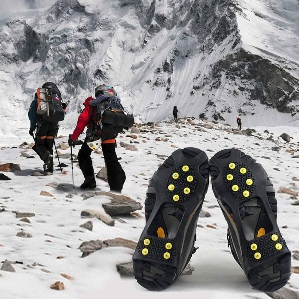 Ice Snow Cleats Anti-Slip Shoe Covers Sports & Outdoors - DailySale