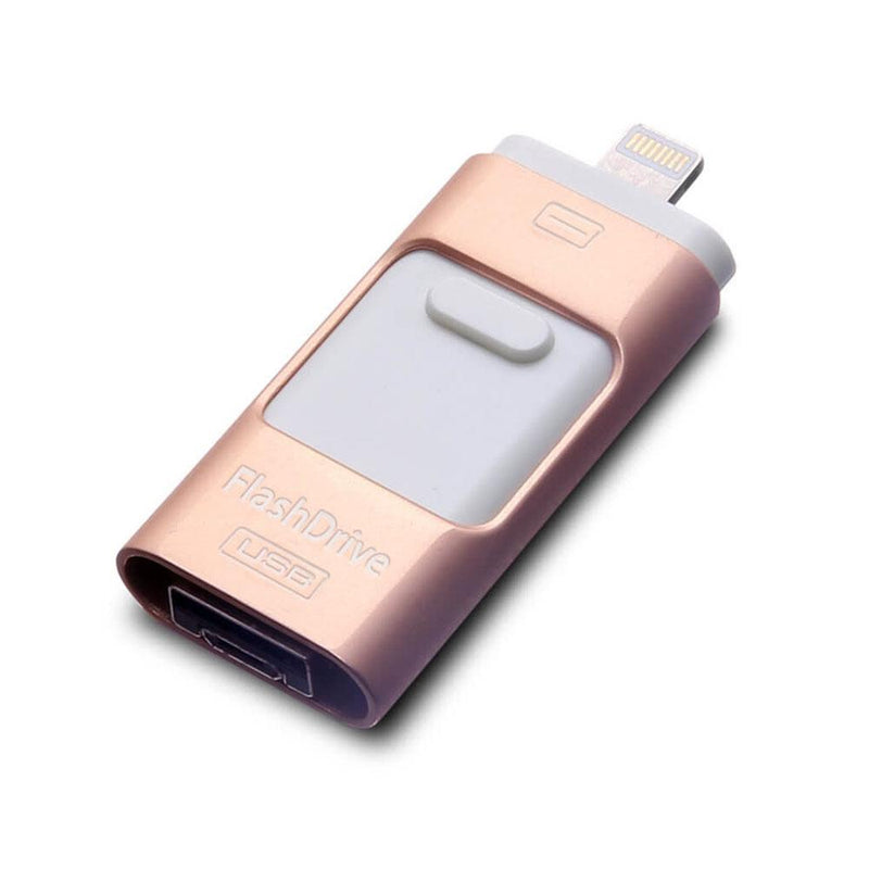 iFlash USB Drive for iPhone, iPad & Android - Assorted Colors and Sizes Phones & Accessories 8GB Rose Gold - DailySale