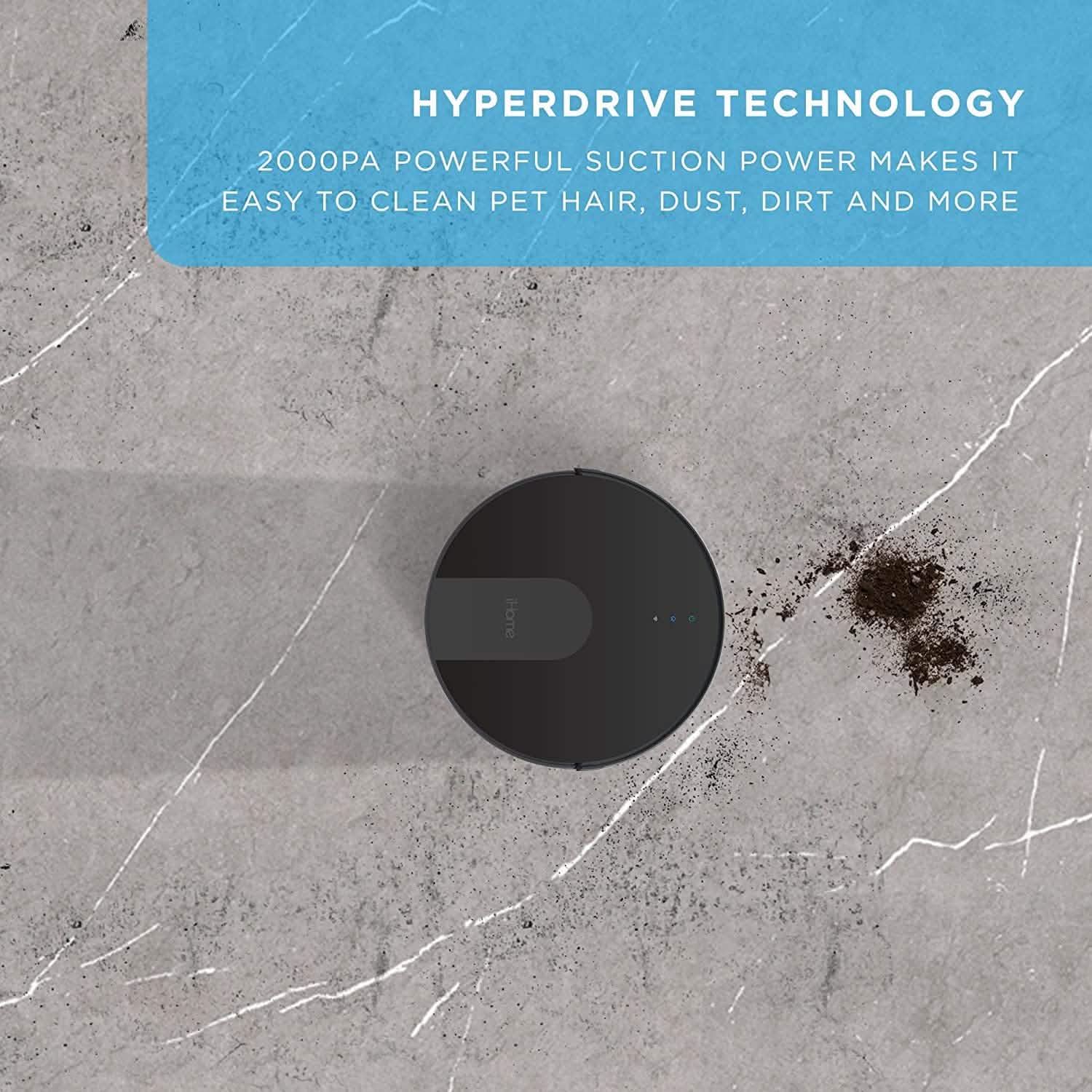 iHome AutoVac Eclipse G 2-in-1 Robot Vacuum and Mop Household Appliances - DailySale