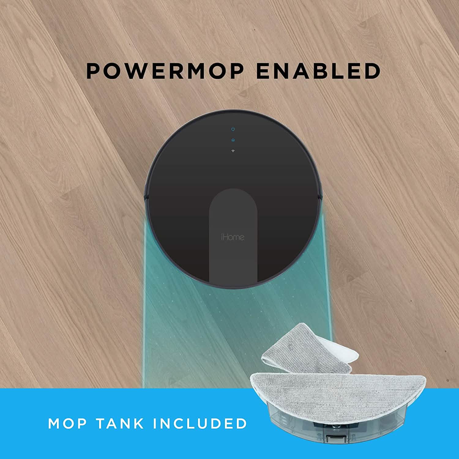 iHome AutoVac Eclipse G 2-in-1 Robot Vacuum and Mop Household Appliances - DailySale