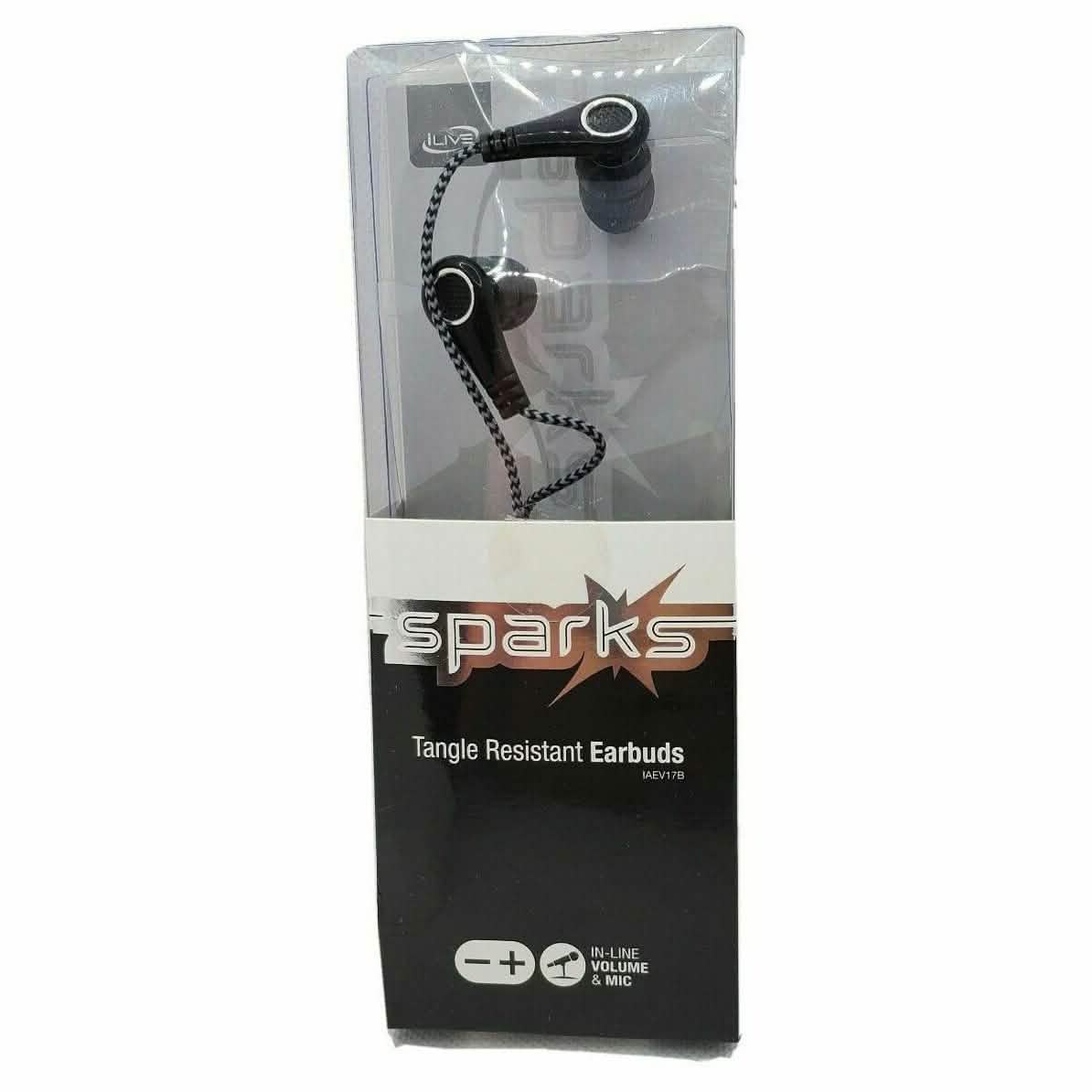 iLive Sparks Wired Tangle Resistant Earbuds Headphones & Audio - DailySale