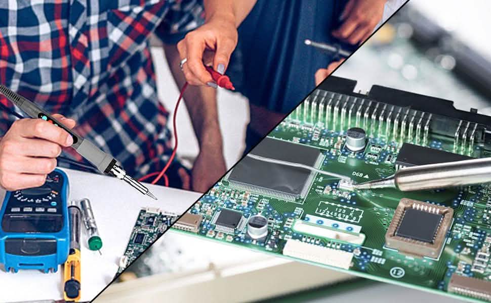 Image Digital-Controlled Thermostatic Soldering Iron with LCD Screen Display Everything Else - DailySale