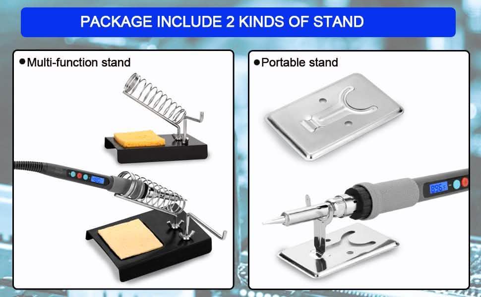 Image Digital-Controlled Thermostatic Soldering Iron with LCD Screen Display Everything Else - DailySale