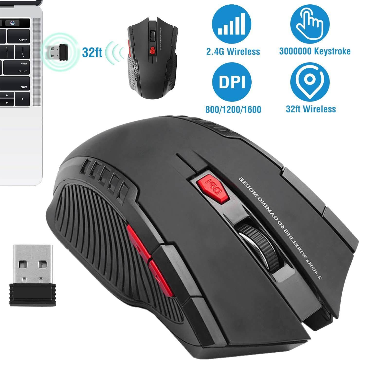 iMountek 2.4G Wireless Gaming Mouse Computer Accessories - DailySale