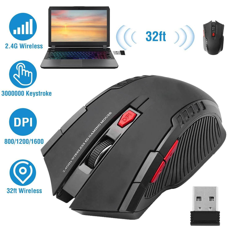 iMountek 2.4G Wireless Gaming Mouse Computer Accessories - DailySale