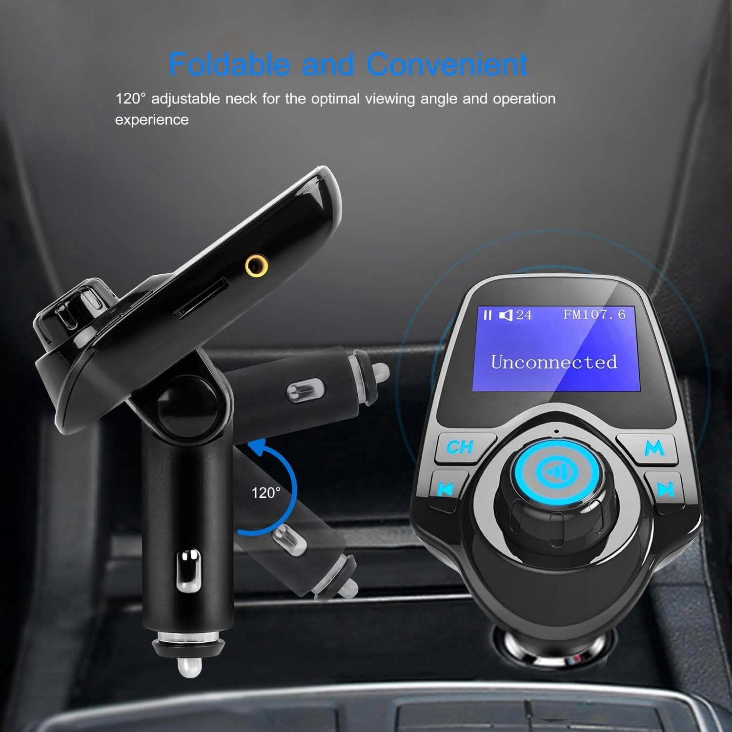 iMounTek Car Wireless FM Transmitter Automotive - DailySale