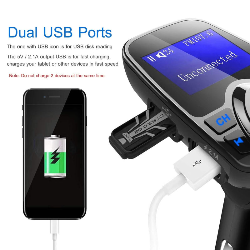 iMounTek Car Wireless FM Transmitter Automotive - DailySale