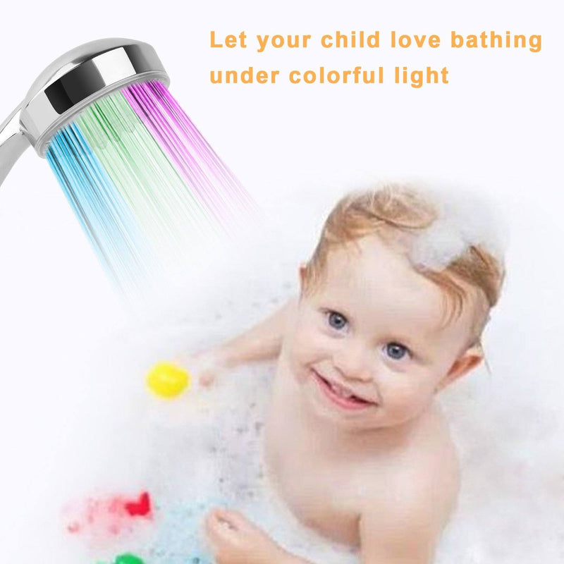 iMounTEK Color-Changing Hydropower LED Shower Head Bath - DailySale