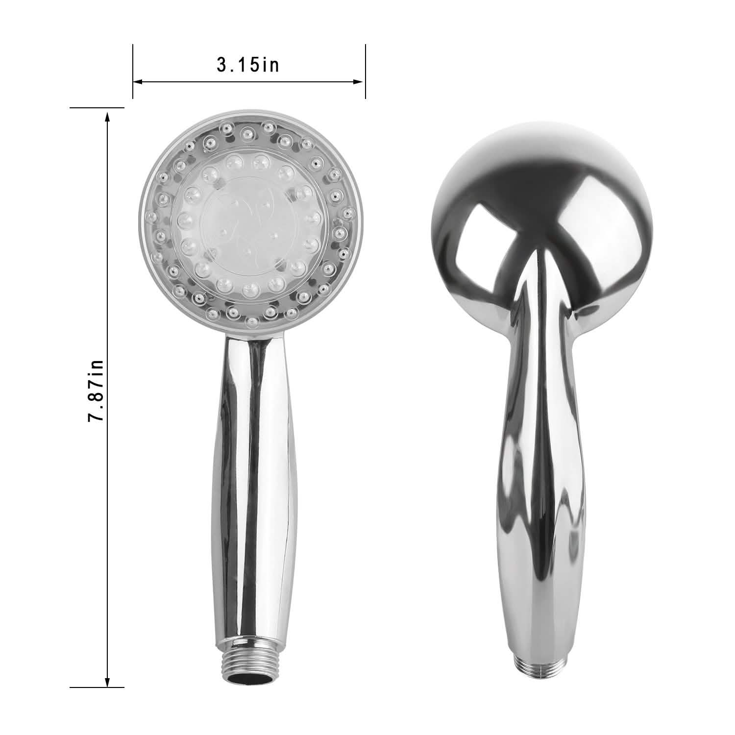 iMounTEK Color-Changing Hydropower LED Shower Head Bath - DailySale