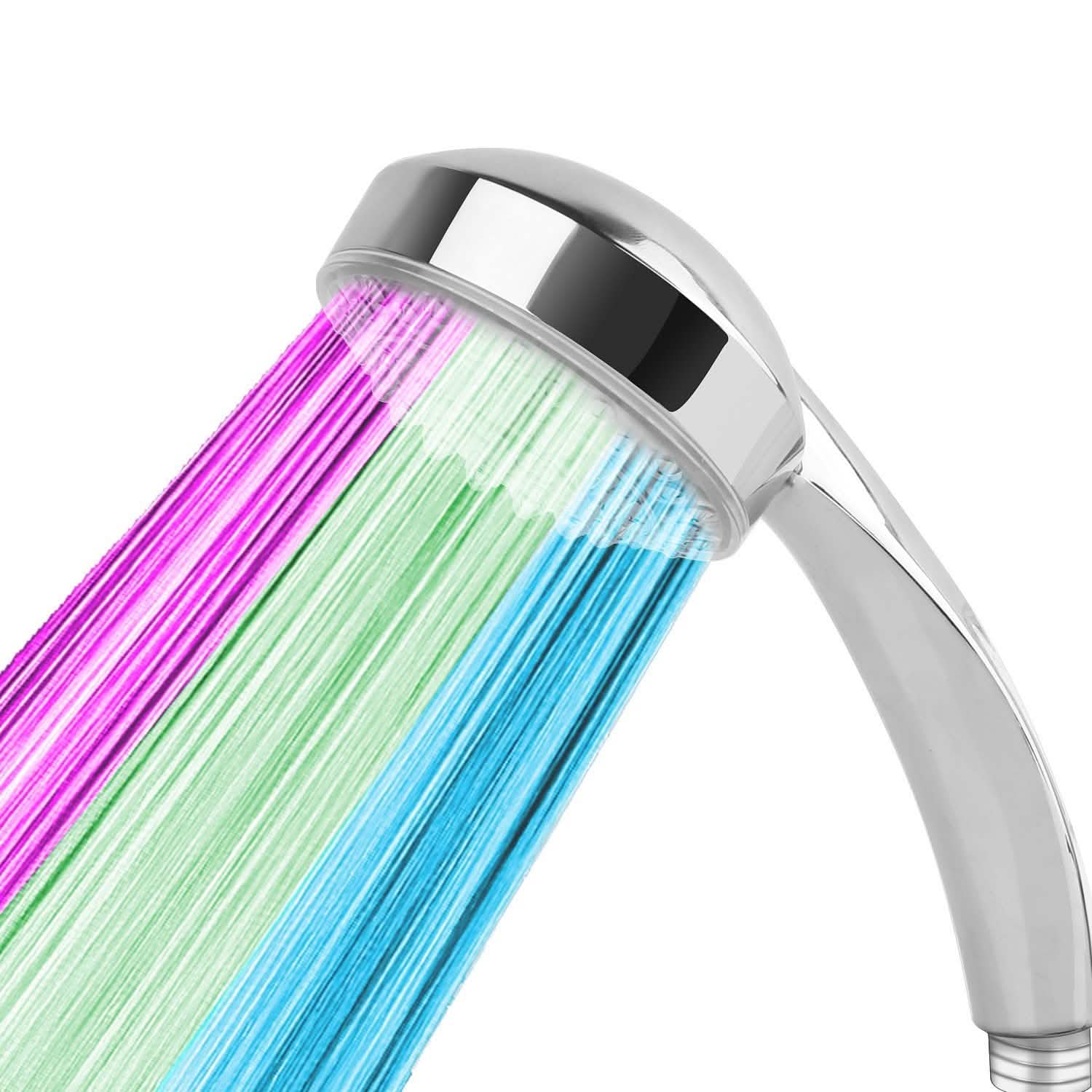 iMounTEK Color-Changing Hydropower LED Shower Head Bath - DailySale